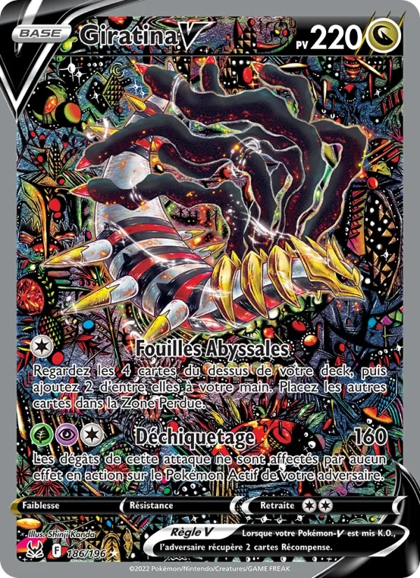 Giratina V 186/196 - Origine Perdue - Holo - Pokémon JCC