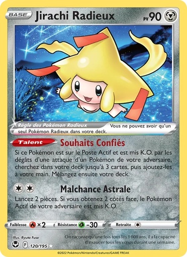 Jirachi Radieux 120/195 Holo