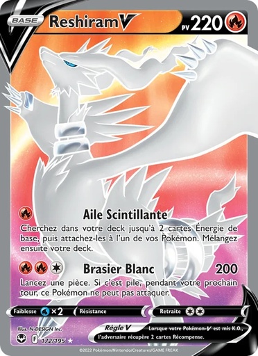 Reshiram V 172/195 Holo
