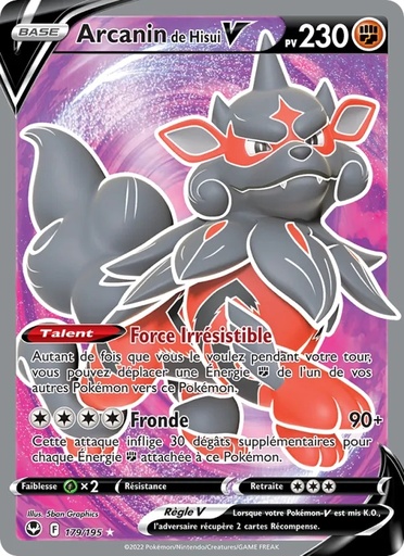 Arcanin de Hisui V 179/195 Holo