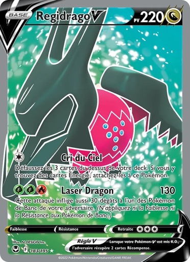 Regidrago V 183/195 Holo