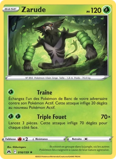Zarude 016/159 Holo