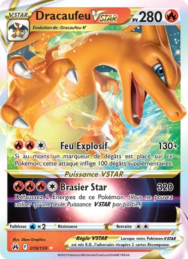Dracaufeu VSTAR 019/159 Holo