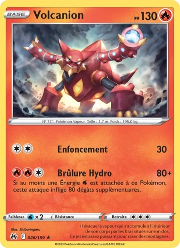 Volcanion 026/159 Holo