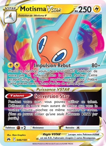 Motisma VSTAR 046/159 Holo