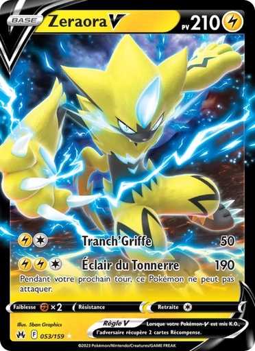 Zeraora V 053/159 Holo