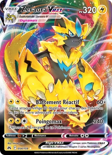 Zeraora VMAX 054/159 Holo