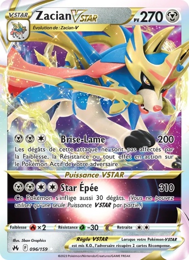 Zacian VSTAR 096/159 Holo