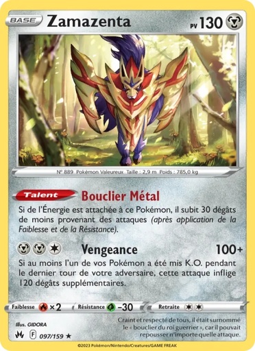Zamazenta 097/159 Holo
