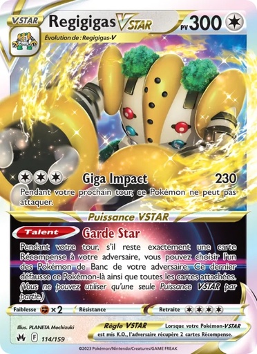 Regigigas VSTAR 114/159 Holo