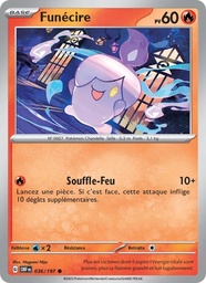 Funécire 036/197 - Flammes Obsidiennes - Reverse - Pokémon JCC