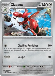 Cizayox 141/197 - Flammes Obsidiennes - Holo - Pokémon JCC