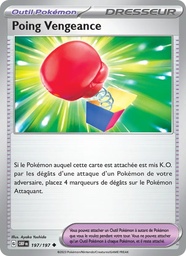 Poing Vengeance 197/197 - Flammes Obsidiennes - Reverse - Pokémon JCC