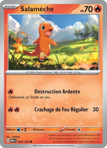 Salamèche 004/165 Reverse EB Games