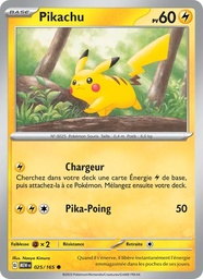 Pikachu 025/165 snowflake