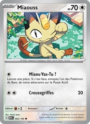 Miaouss 052/165 - 151 - Reverse - Pokémon JCC