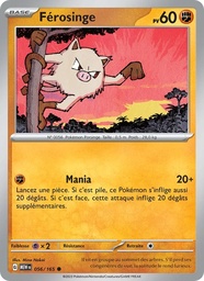 Férosinge 056/165 - 151 - Reverse - Pokémon JCC