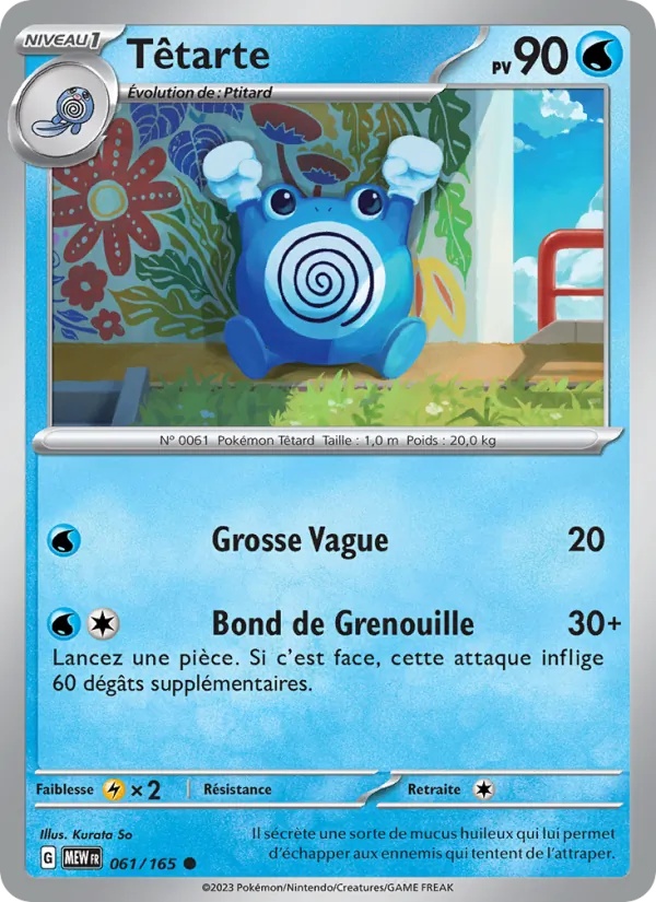 Têtarte 061/165 - 151 - Reverse - Pokémon JCC