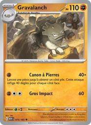 Gravalanch 075/165 - 151 - Reverse - Pokémon JCC