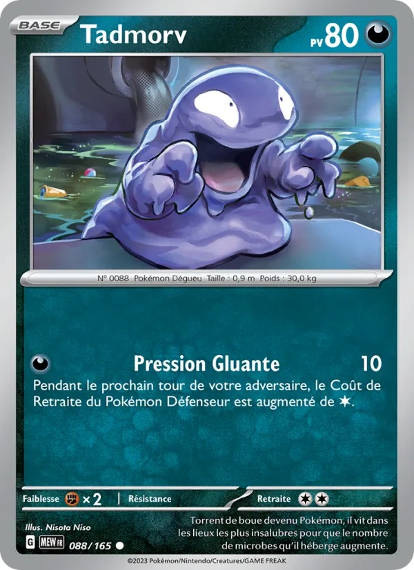 Tadmorv 088/165 - 151 - Reverse - Pokémon JCC