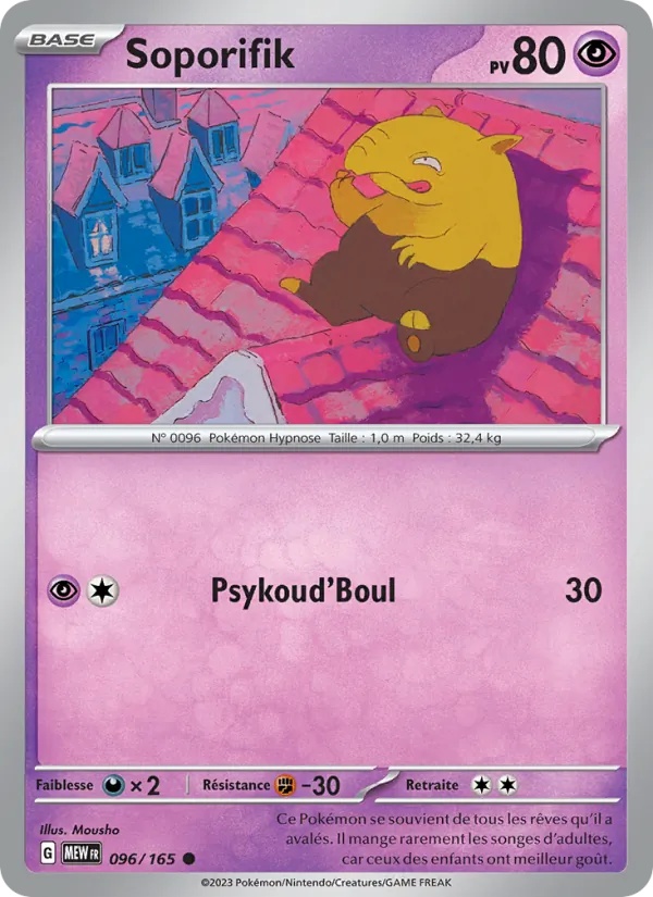 Soporifik 096/165 - 151 - Reverse - Pokémon JCC