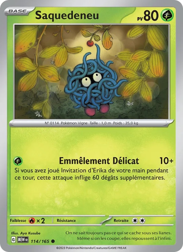 Saquedeneu 114/165 - 151 - Reverse - Pokémon JCC