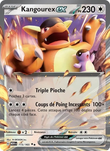 Kangourex-ex 115/165 Holo