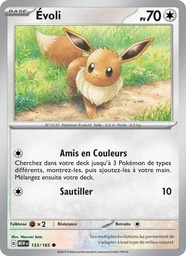 Évoli 133/165 - 151 - snowflake - Pokémon JCC
