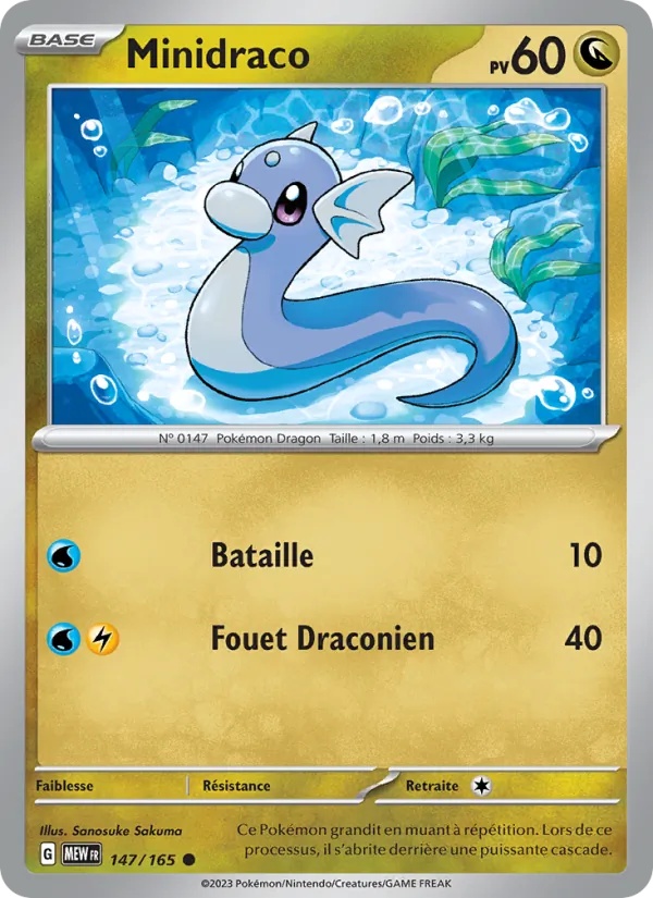 Minidraco 147/165 - 151 - Reverse - Pokémon JCC