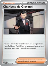 Charisme de Giovanni 161/165 - 151 - Reverse - Pokémon JCC