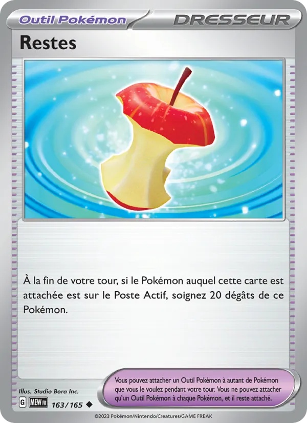 Restes 163/165 - 151 - Reverse - Pokémon JCC