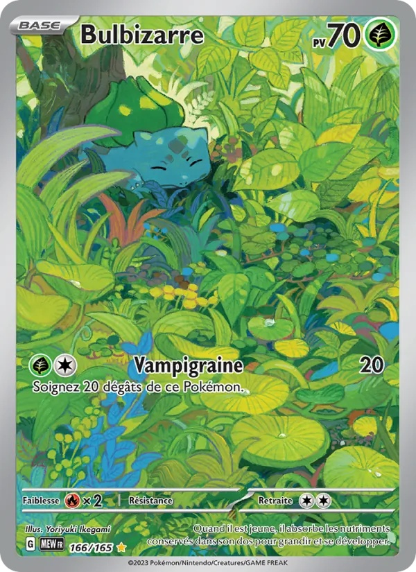 Bulbizarre 166/165 - 151 - Holo - Pokémon JCC