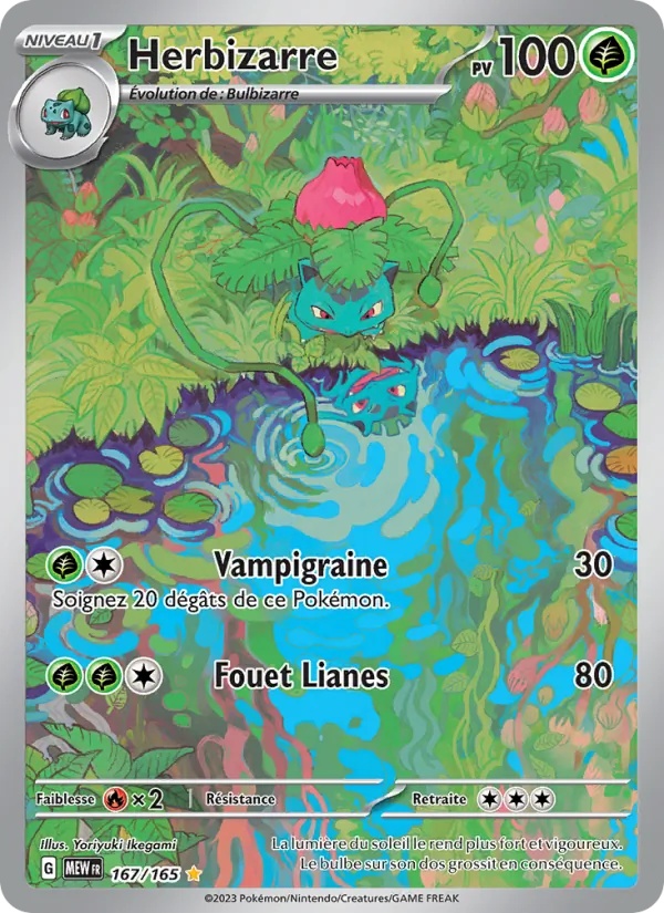 Herbizarre 167/165 - 151 - Holo - Pokémon JCC