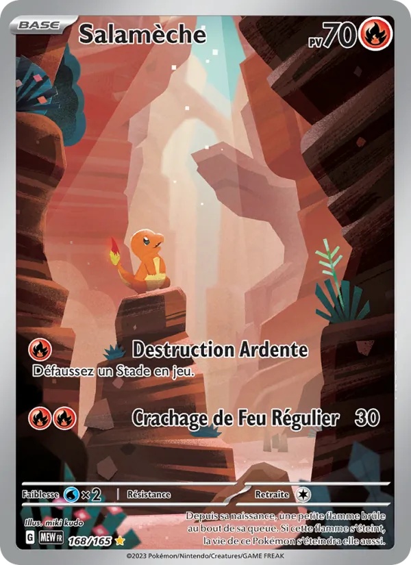 Salamèche 168/165 - 151 - Holo - Pokémon JCC
