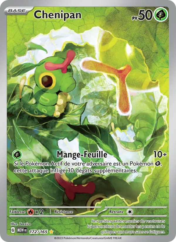Chenipan 172/165 - 151 - Holo - Pokémon JCC