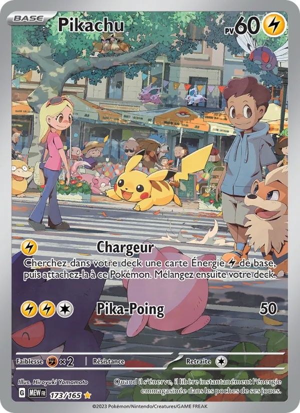 Pikachu 173/165 - 151 - Holo - Pokémon JCC