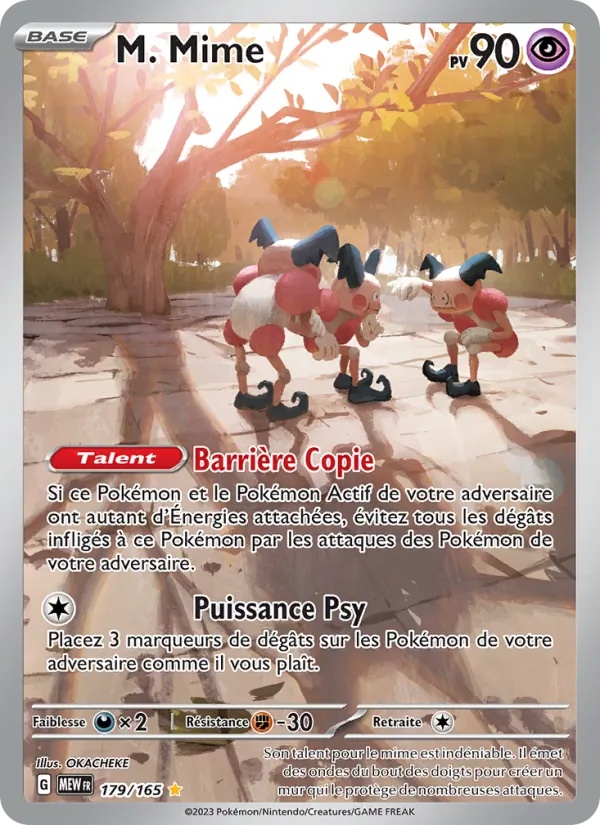M. Mime 179/165 - 151 - Holo - Pokémon JCC