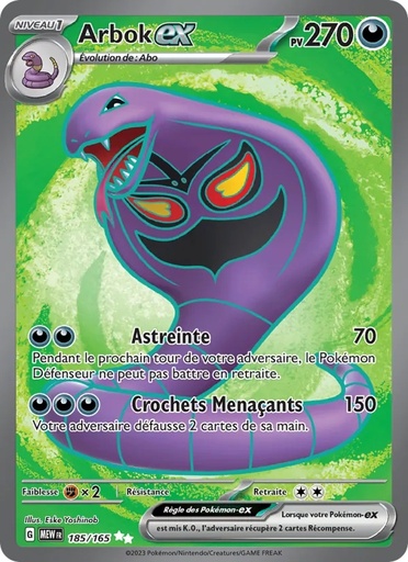 Arbok-ex 185/165 Holo