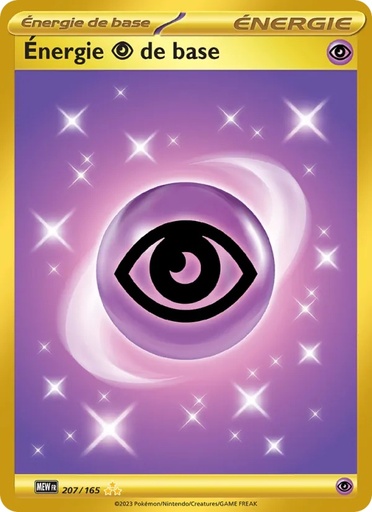 Énergie Psychic de base 207/165 Holo