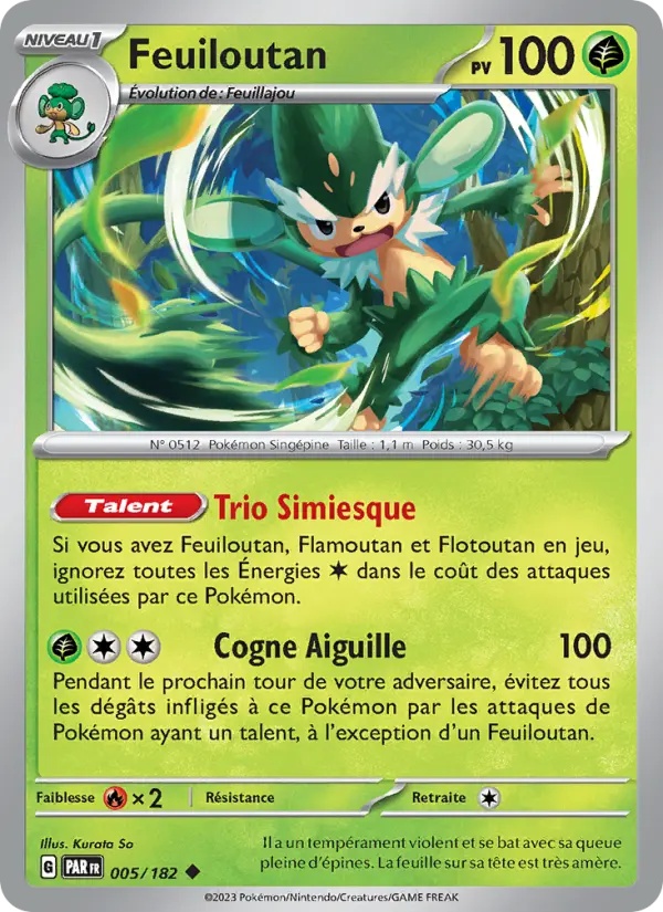 Feuiloutan 005/182 Reverse