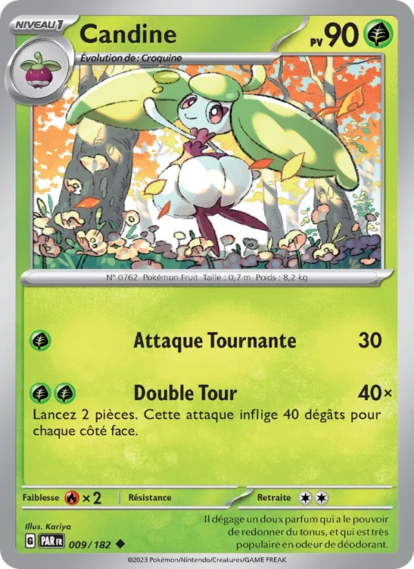 Candine 009/182 - Faille Paradoxe - Reverse - Pokémon JCC