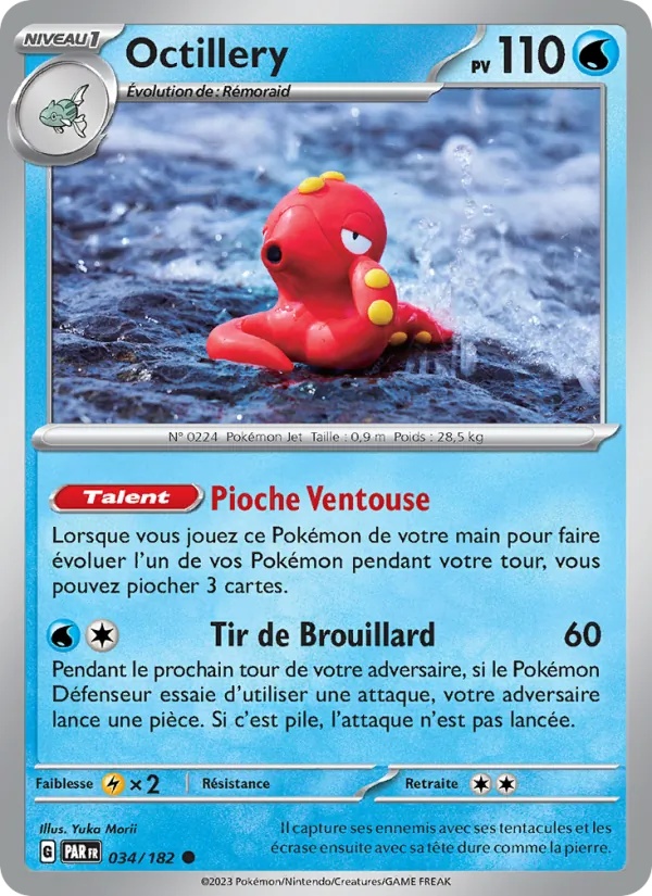 Octillery 034/182 - Faille Paradoxe - Reverse - Pokémon JCC