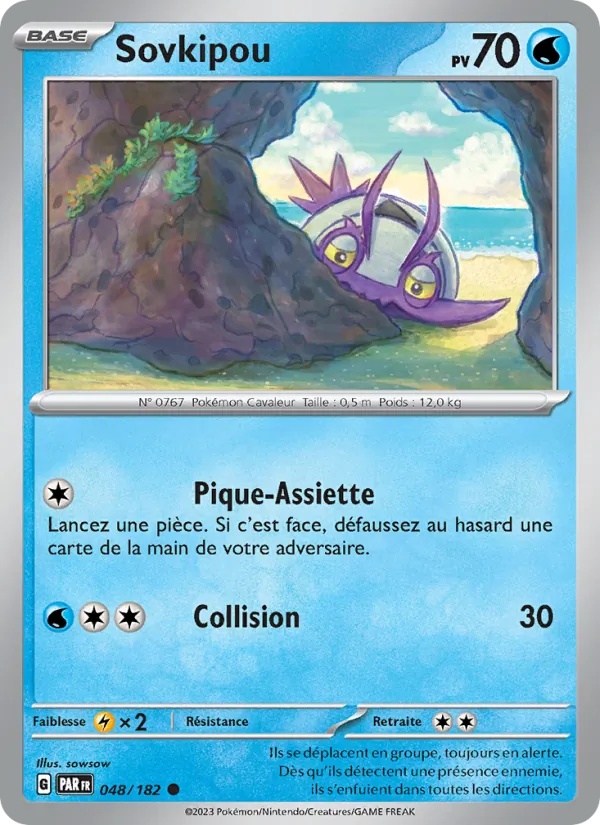 Sovkipou 048/182 - Faille Paradoxe - Reverse - Pokémon JCC