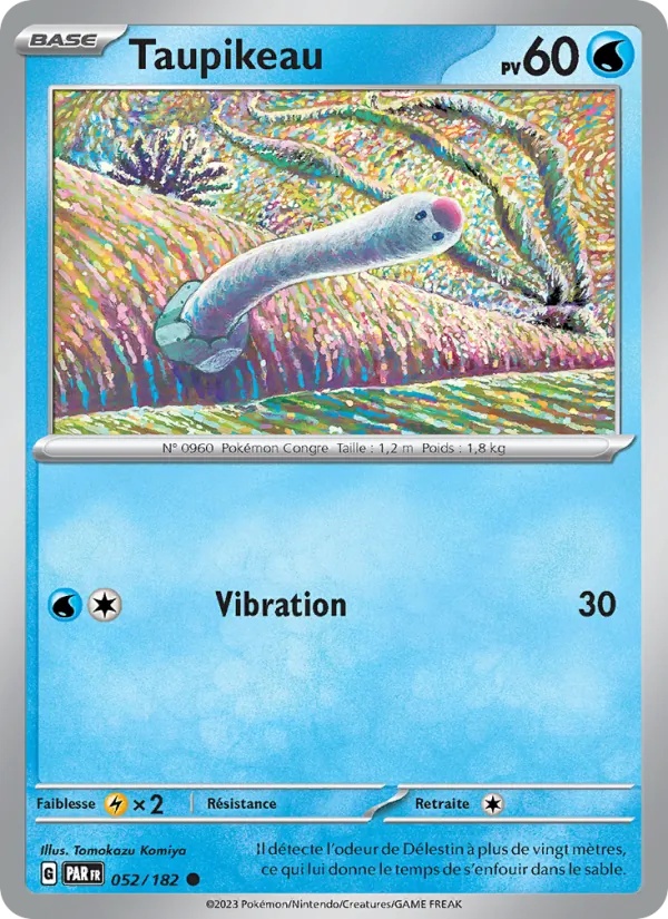 Taupikeau 052/182 - Faille Paradoxe - Reverse - Pokémon JCC