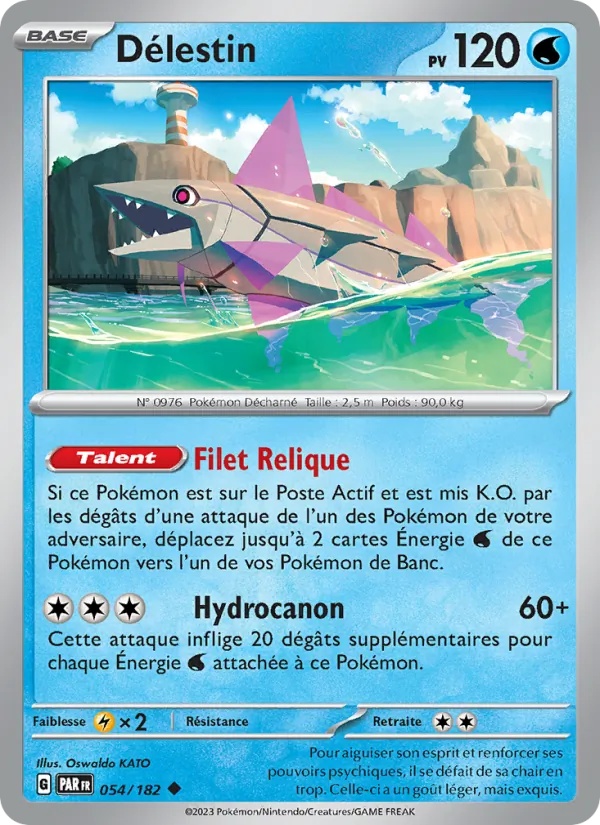 Délestin 054/182 - Faille Paradoxe - Reverse - Pokémon JCC