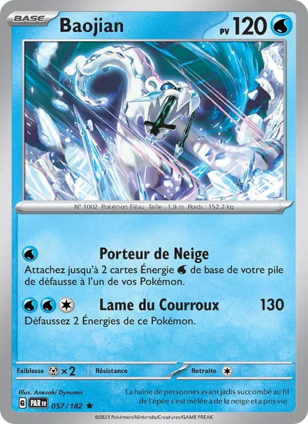 Baojian 057/182 - Faille Paradoxe - Holo - Pokémon JCC
