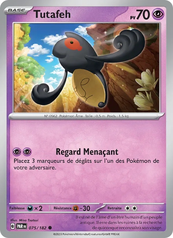 Tutafeh 075/182 - Faille Paradoxe - Reverse - Pokémon JCC