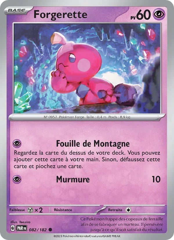 Forgerette 082/182 - Faille Paradoxe - Reverse - Pokémon JCC
