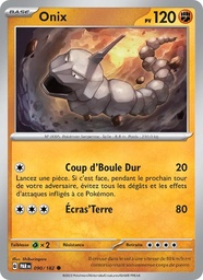 Onix 090/182 - Faille Paradoxe - Reverse - Pokémon JCC