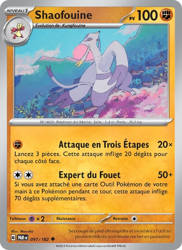 Shaofouine 097/182 - Faille Paradoxe - Reverse - Pokémon JCC